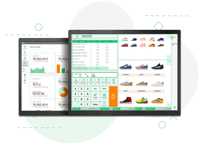 Software para tiendas de ropa Glop - TPV tienda ropa y calzado